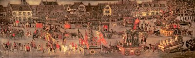 De Triomf van Aartshertogin Isabella (1556-1633) in de Brussels Ommeganck van zondag 31 mei 1615 door Denys van Alsloot